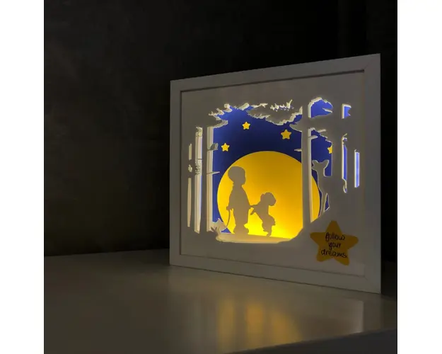 Tablou luminos Baietel 019