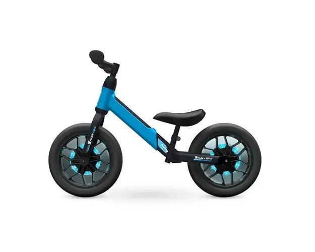 Bicicleta fara pedale Balance bike QPlay Spark Albastru