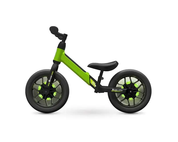 Bicicleta fara pedale Balance bike QPlay Spark Verde