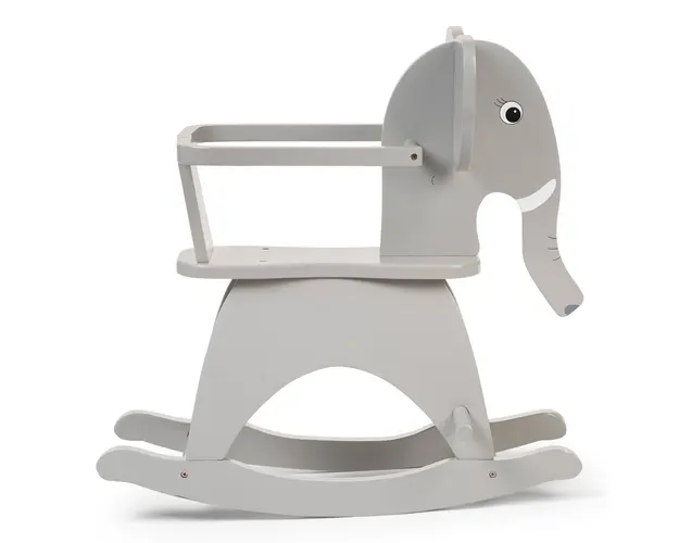 Balansoar din lemn 65x36x61 cm elefant Childhome