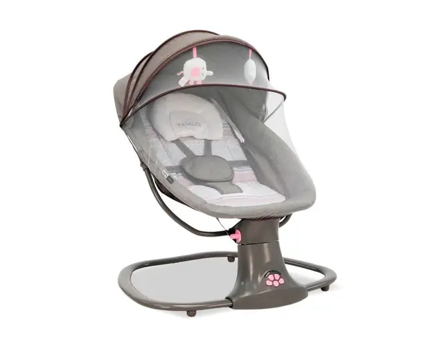 Balansoar electric Khalo pentru copii culoare maro