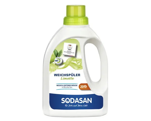 Balsam bio pentru rufe cu Lime 750 ml Sodasan
