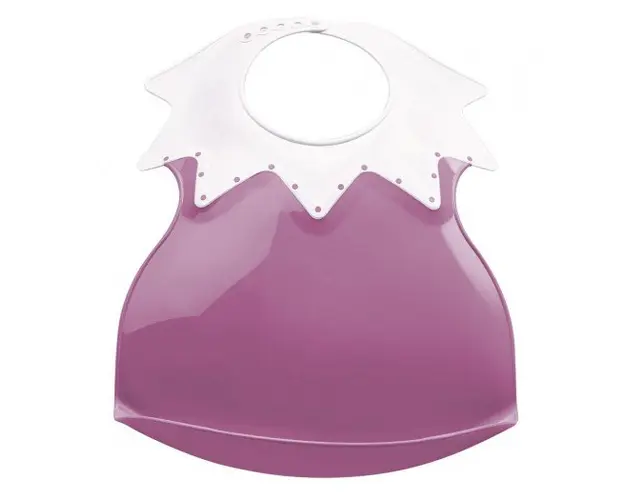 Baveta bebe ultra-soft ARLEQUIN Thermobaby Orchid Pink