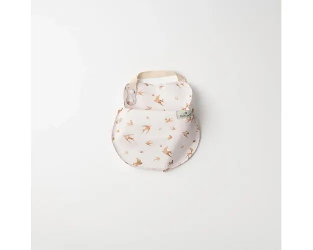 Baveta bebelusi 2 in 1 Miniware Catch Cover Golden Swallow