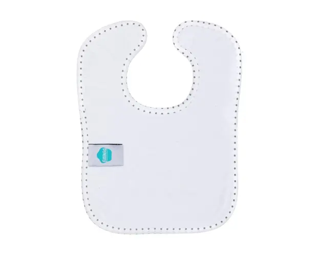 Baveta bumbac 25x32 cm Elephant grey Fillikid