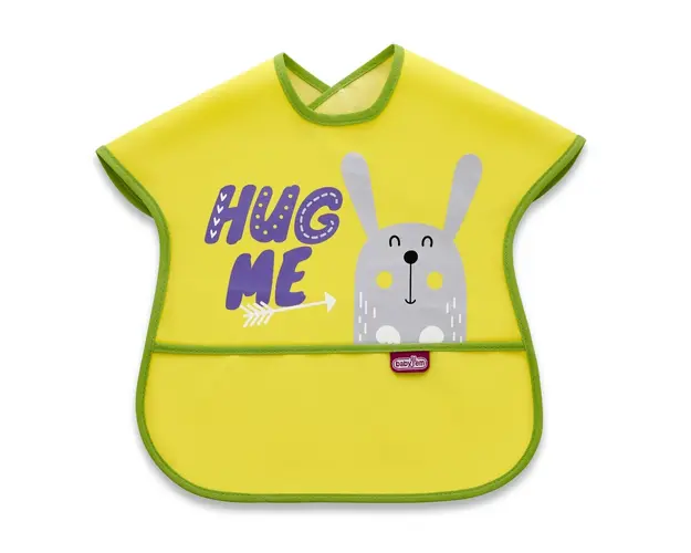 Baveta cu buzunar Poly Large Bib Yellow
