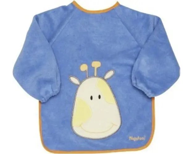 Baveta cu maneca frotirpvc Blue Girafa 39x30 cm A.H.