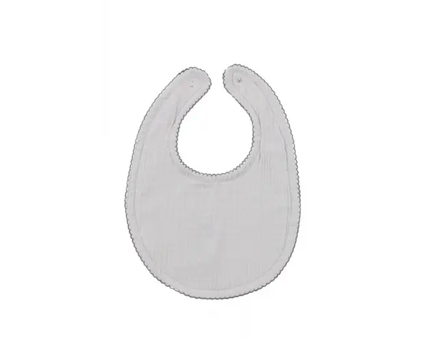 Baveta din muselina BabyJem 23x32 cm Gri