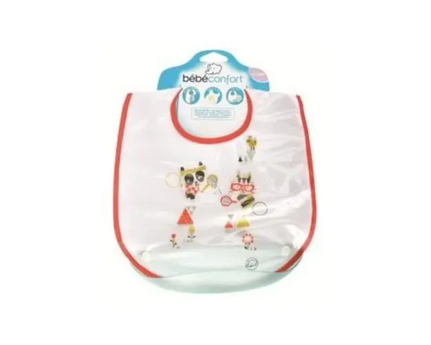 Baveta plastic cu buzunar plastic detasabil Bebe Confort