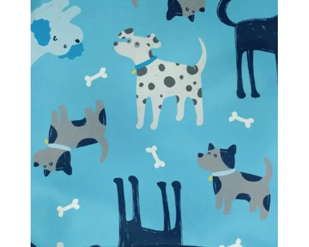 Bavetica multifunctionala cu maneci lungi Green Sprouts Aqua Dogs 12-24 luni
