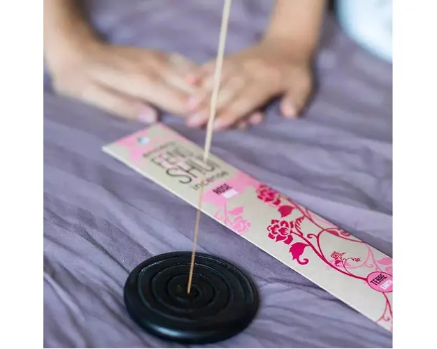 Betisoare parfumate Aromandise Feng Shui trandafir element Pamant