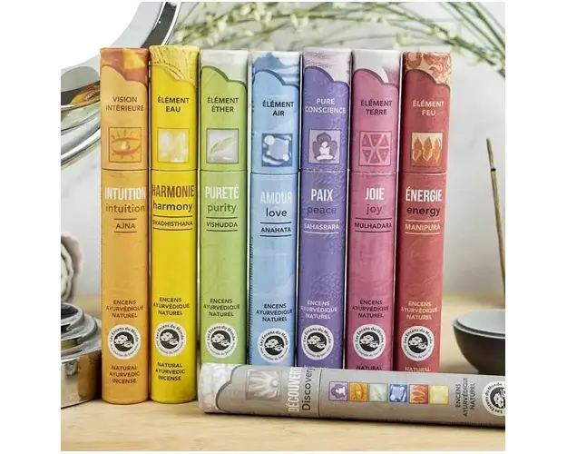 Betisoare parfumate naturale Aromandise ayurvedice Love 16 bucati