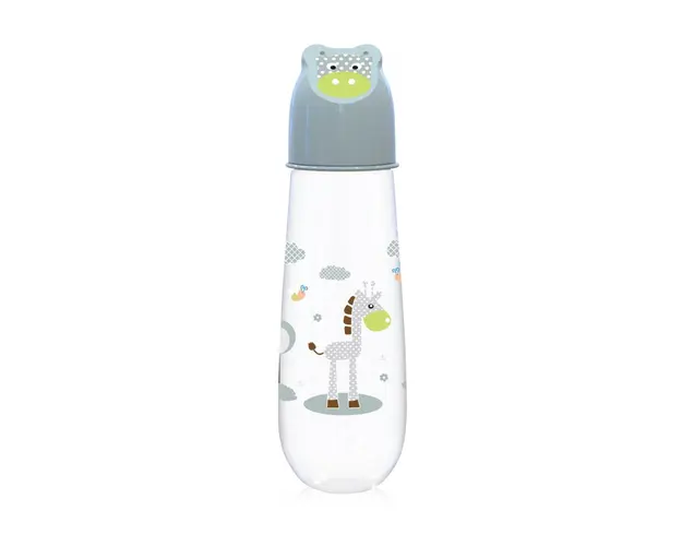 Biberon Animals 250 ml capac decorat 0 luni+ Mint Green