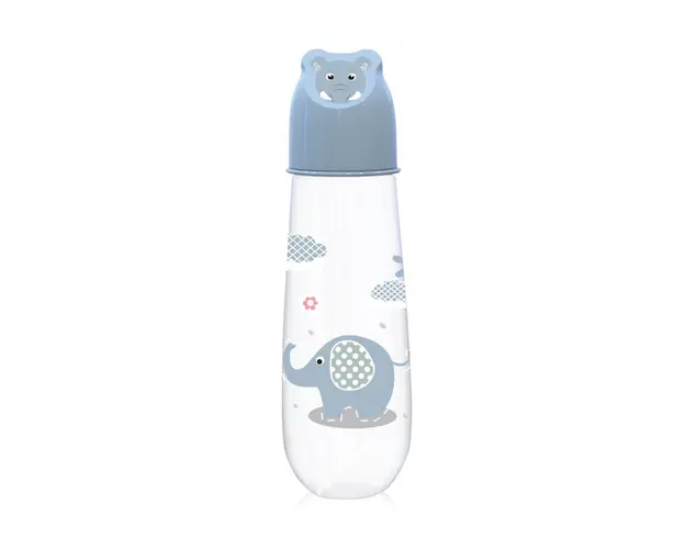 Biberon Animals 250 ml capac decorat 0 luni+ Moonlight Blue
