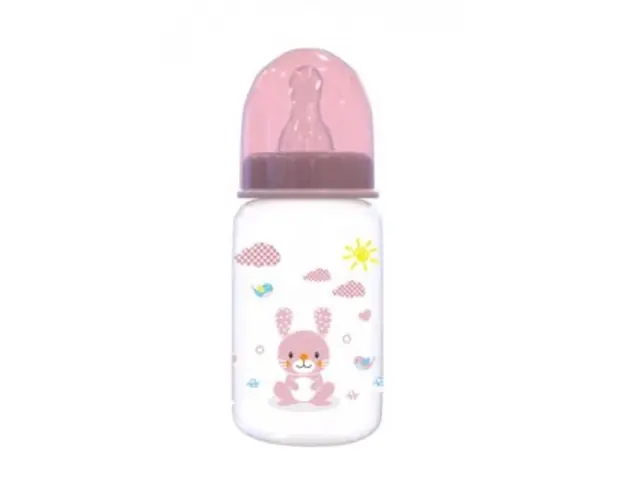 Biberon cu capac 0 luni+ 125 ml Blush Pink