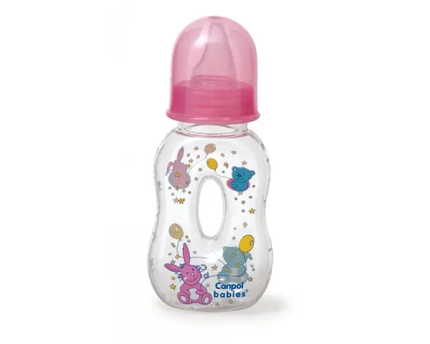 Biberon cu gaura pentru o prindere usoara - 120 ml