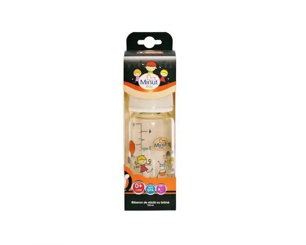 Biberon sticla Minut Baby 125 ml