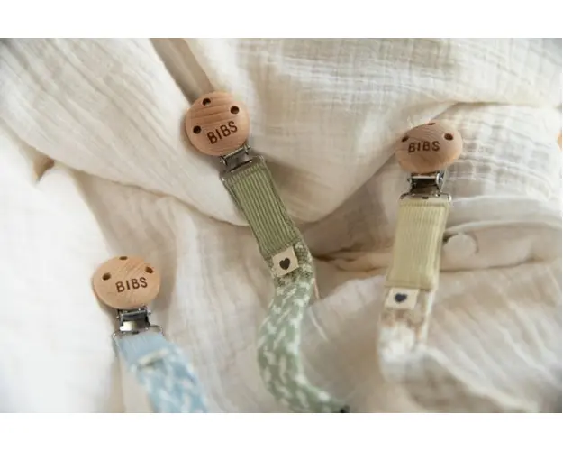 Lantisor clip pentru suzeta Bibs Ivory-Vanilla