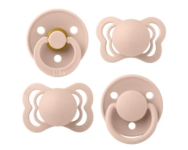 Set 4 suzete Bibs Try-it collection 0 luni + Blush