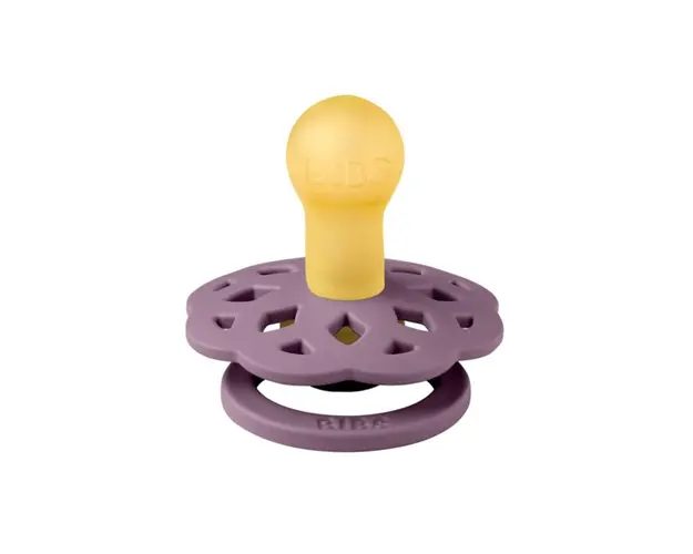 Suzeta Bibs Boheme Latex tetina rotunda 0 luni + Mauve
