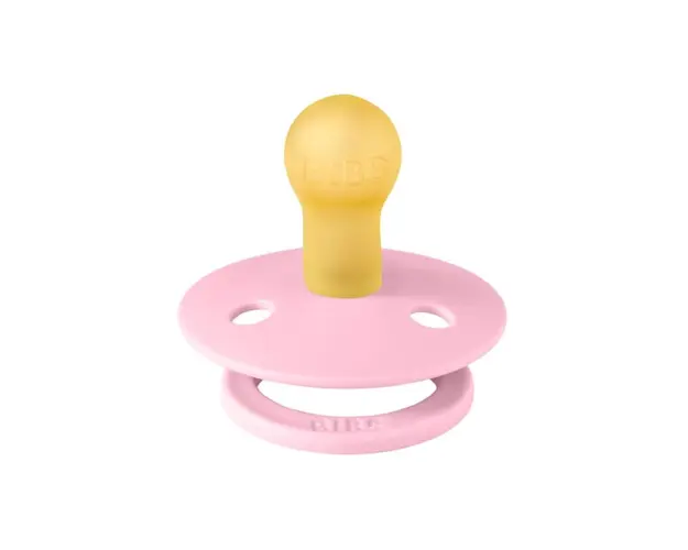 Suzeta Colour Latex Bibs tetina rotunda 0 luni + Baby Pink
