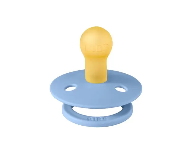 Suzeta Colour Latex Bibs tetina rotunda 0 luni + Sky Blue