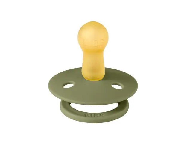 Suzeta Bibs Colour Latex tetina rotunda 6 luni + Olive
