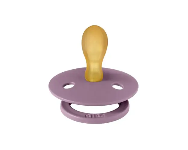 Suzeta Bibs Colour Latex tetina simetrica 6 luni + Mauve