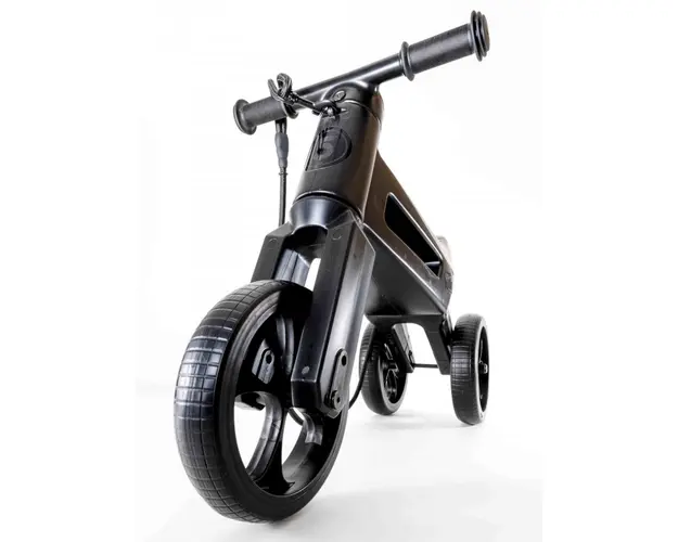 Bicicleta fara pedale 2 in 1 Funny Wheels Rider SuperSport All-Black Limited