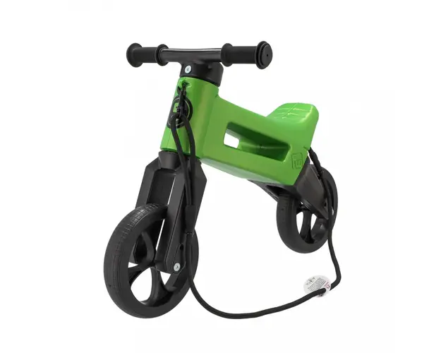 Bicicleta fara pedale 2 in 1 Funny Wheels Rider SuperSport Metallic Green