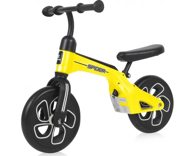 Bicicleta fara pedale Spider Yellow