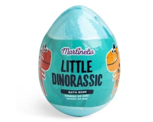 Bila efervescenta de baie Little Dinorassic Surprise Bath Bomb Martinelia albastru