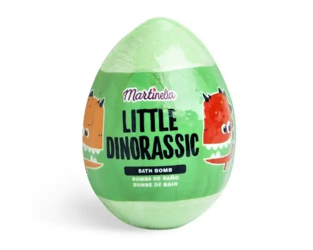 Bila efervescenta de baie Little Dinorassic Surprise Bath Bomb Martinelia verde