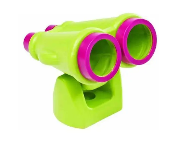 Binoclu lime green purple pentru spatiile de joaca