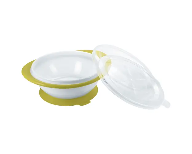 Bol Nuk cu 2 capace si ventuza Verde