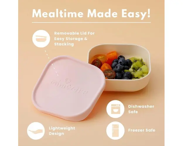 Bol pentru hrana bebelusi Miniware Snack Bowl VanillaKey Lime