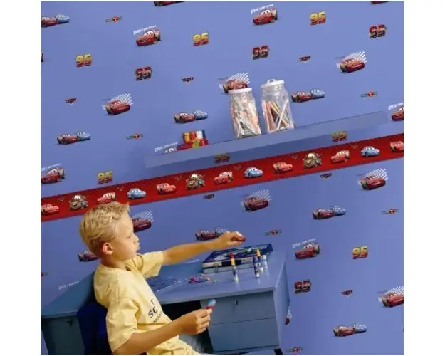 Bordura autoadeziva perete 5m Cars