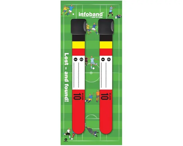 Bratara reutilizabila de identificare pentru copii infoband set 2 bratari Belgia