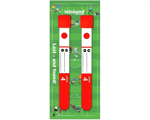 Bratara reutilizabila de identificare pentru copii infoband set 2 bratari Japonia