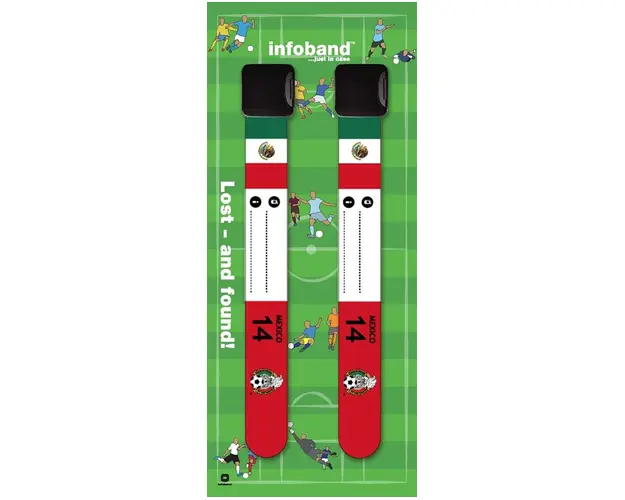 Bratara reutilizabila de identificare pentru copii infoband set 2 bratari Mexic