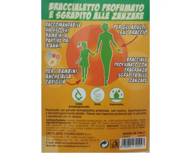 Bratara antitantari marime S copii mov