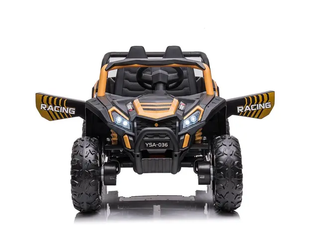 Buggy UTV electric copii 4 x 4 A036 doua locuri galben