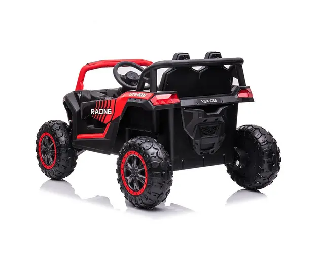 Buggy UTV electric copii 4 x 4 A036 doua locuri rosu