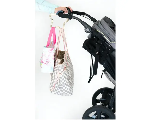 Carlig pentru carucior Steluta auriu Buggygear