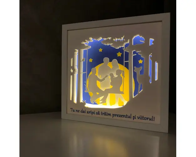 Tablou luminos Bunici 010