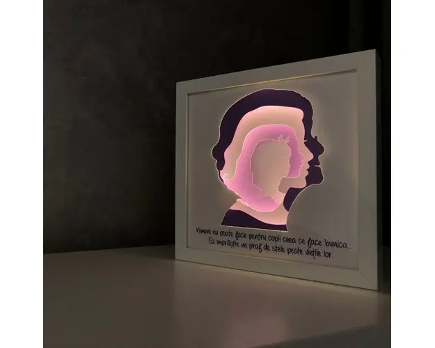 Tablou luminos Bunici 013