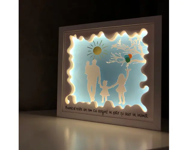 Tablou luminos Bunici 014