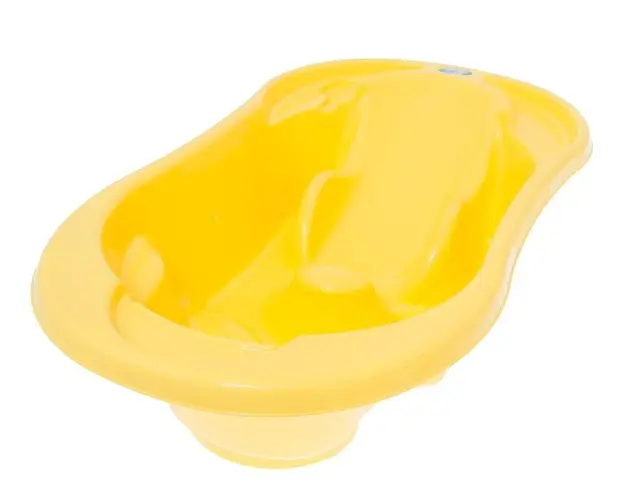 Cadita anatomica cu termometru Tega Baby Komfort Galbena