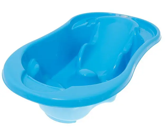 Cadita anatomica cu termometru Tega Baby Komfort Albastru inchis