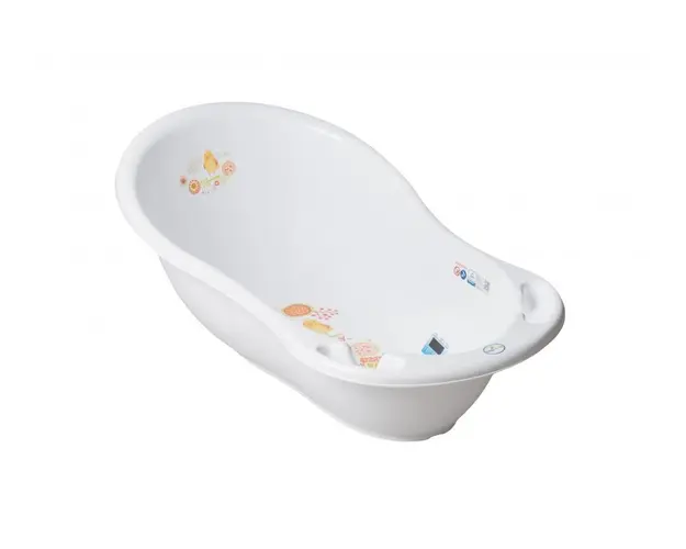 Cadita copii 86 cm Folk alba